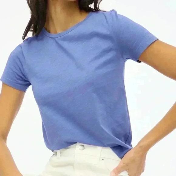 J.Crew Factory Orange Vintage slub cotton crewneck tee - Picture 1 of 6